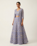Lavender Regal Jacket Lehenga