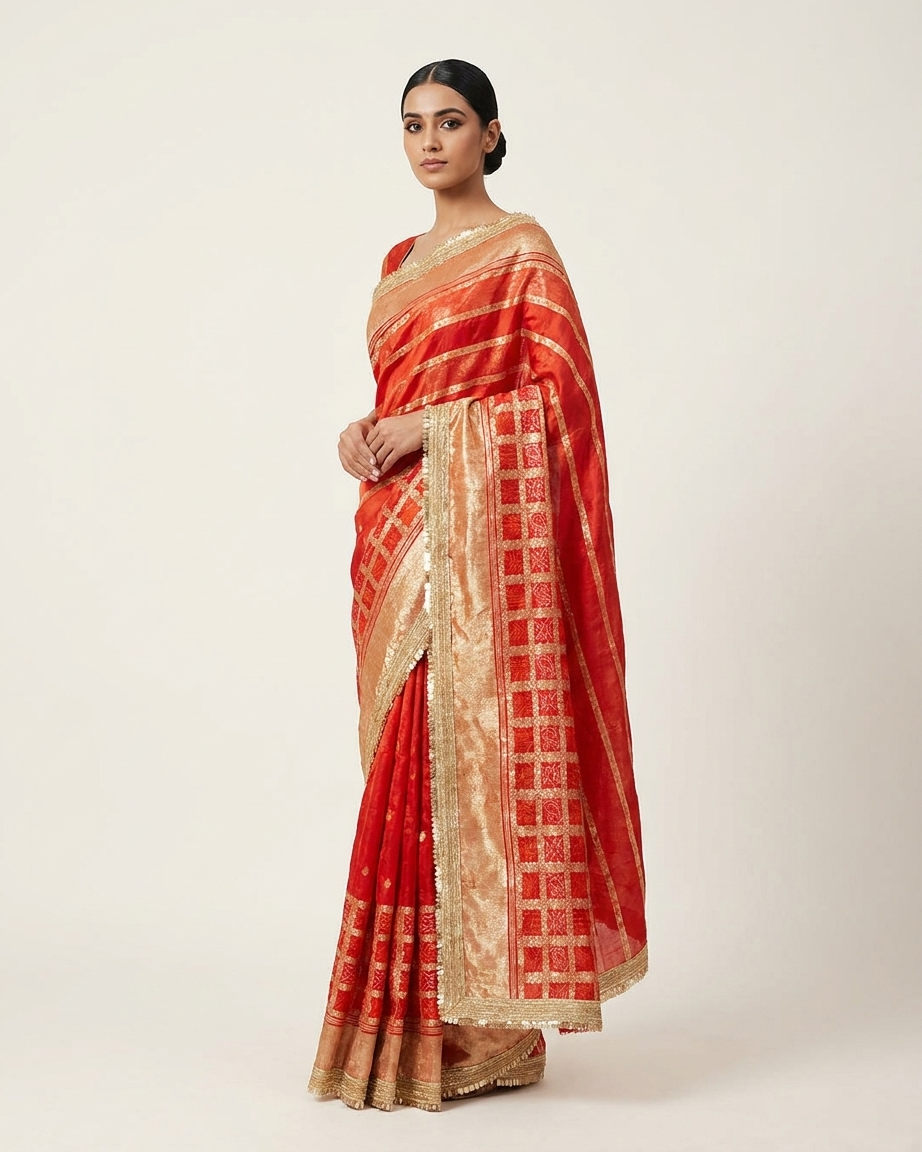 Scarlet Heritage Banarasi Saree